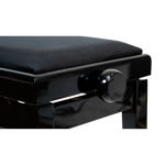 Rockline pianokrakk justerbar BK Gloss