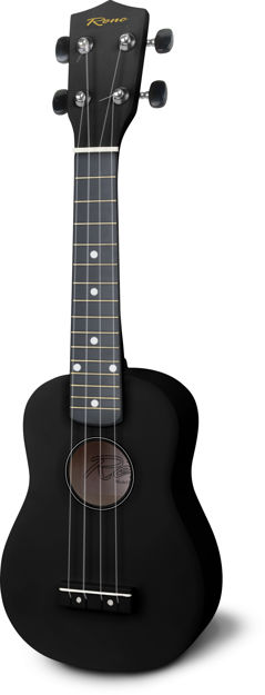 Reno Ru150-Blk Ukulele W/Bag
