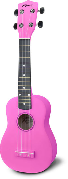 Reno Ru150-Pnk Ukulele W/Bag