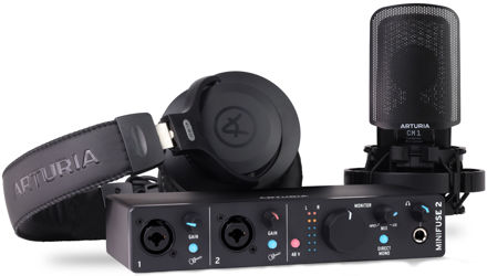 Arturia MiniFuse Recording Pack - Black