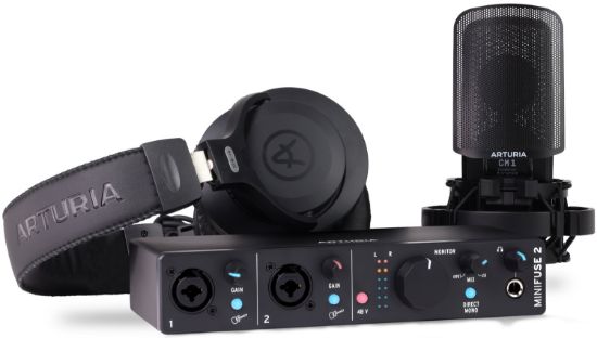 Arturia MiniFuse Recording Pack - Black