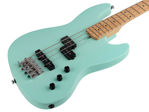 Sire U5 Series Marcus Miller Alder with Flamed Maple Top 4- string Short Scale Bass Guitar Mint Green