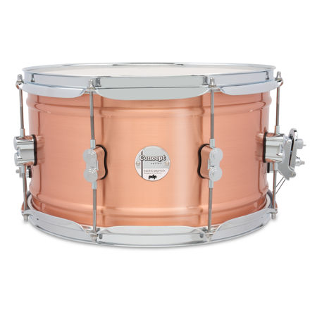 PDP Concept series 8x14 1.2mm Natural satin brushed copper skarptromme
