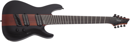 Schecter C-8 Rob Scallon Dark Roast L/H DR
