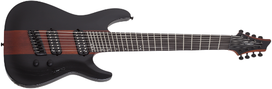Schecter C-8 Rob Scallon Dark Roast L/H DR