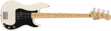 Fender Standard Precision Bass, Maple Fingerboard, Black Pickguard, Olympic White