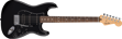Fender Standard Stratocaster HSS, Laurel Fingerboard, Black Pickguard, Black