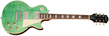 Epiphone Les Paul Standard 50s Figured (Incl. Premium Gig Bag) Seafoam Greem