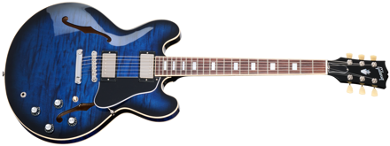Gibson Electrics ES-335 Figured Deep Ocean Burst