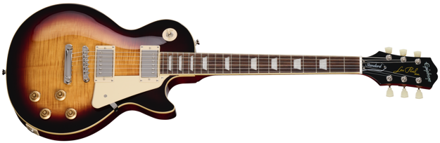 Epiphone Les Paul Standard 50s Figured (Incl. Premium Gig Bag) Bourbon Burst