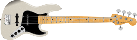 Player II Modified Active Jazz Bass V, Maple Fingerboard, Olympic Pearl
