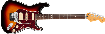 Player II Modified Stratocaster HSS Floyd Rose, Rosewood Fingerboard, 3-Color Sunburst