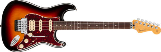 Player II Modified Stratocaster HSS Floyd Rose, Rosewood Fingerboard, 3-Color Sunburst