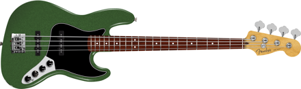 Player II Modified Active Jazz Bass, Rosewood Fingerboard, Harvest Green Metallic