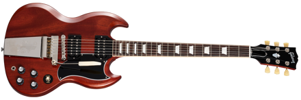 Gibson Electrics SG Standard '61 Maestro Vibrola Faded Vintage Cherry Satin