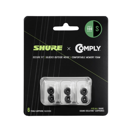 Shure 6-pc (TZ100) Comply foams, small