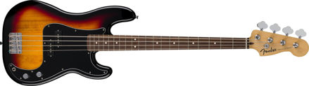 Fender Standard Precision Bass, Laurel Fingerboard, Black Pickguard, 3-Color Sunburst