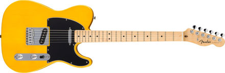 Fender Standard Telecaster, Maple Fingerboard, Black Pickguard, Butterscotch Blonde