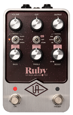 Universal Audio Ruby '63 Top Boost Amplifier Pedal
