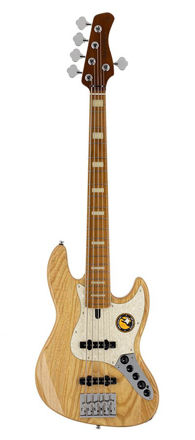 Sire Basses V8 Series Marcus Miller Swamp Ash 5-String Active Bass Guitar Natural
