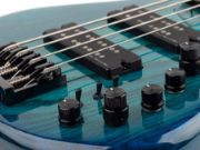 Sire Basses M5 Series Marcus Miller Swamp Ash 4-String Active Bass Guitar Transparent Blue