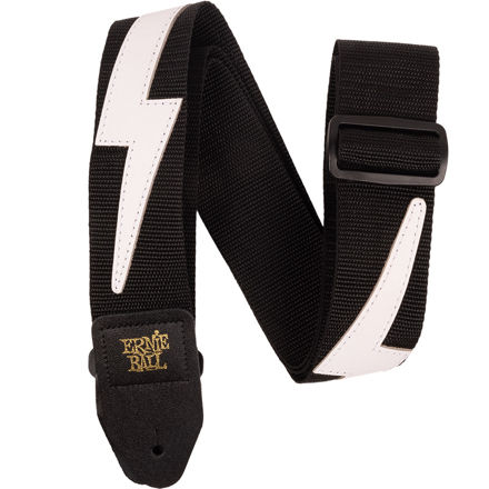 Ernie Ball EB-5399 WHITE LIGHTNING STRAP