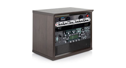 Gator Frameworks Elite Series Furniture Desktop 8U Studio Rack BRN