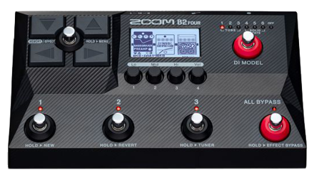 Zoom B2 Four Bass Multi-Effects Processor