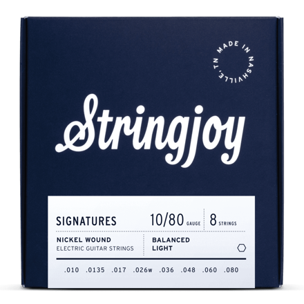 Stringjoy BAL108 Signatures 8 String - Light - 10-80