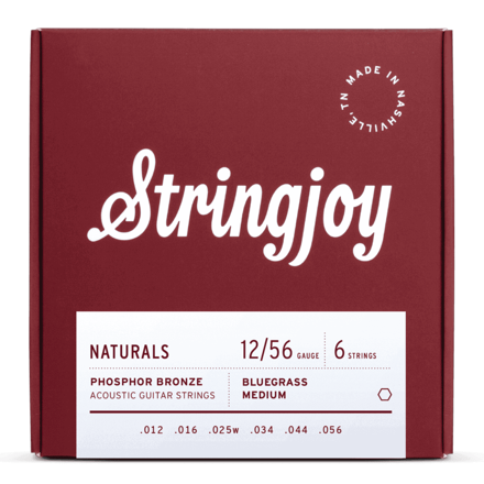 Stringjoy NB1256 Naturals Bluegrass - - 12-56