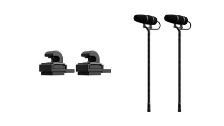 DPA 4099 CORE+ Mic, Loud SPL, Stereo System for Accordion, 2 mics