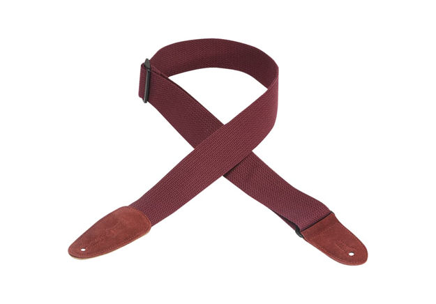 Levy's MC8-BRG 2" Cotton Guitar Strap With Suede Ends