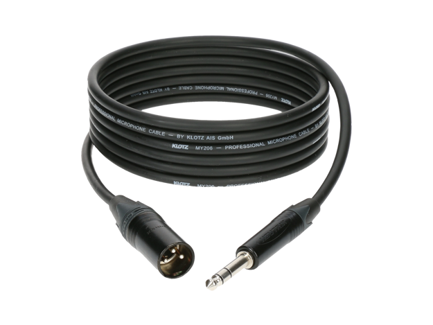 Klotz M1MS1B prime microphone cable XLR - jack 3m