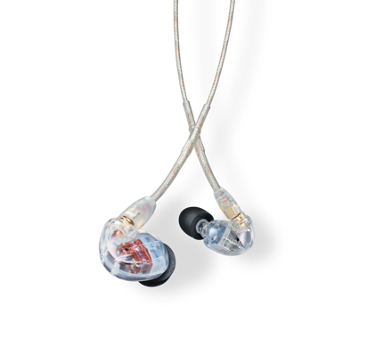 Shure SE535 Pro Earphones Eac64 - Clear
