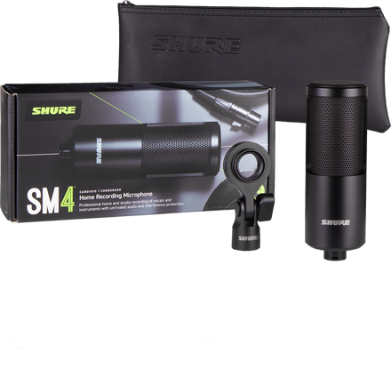 Shure SM4-K Microphone Recording Kit With Swivel Mount