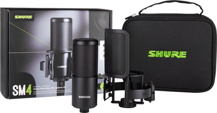 Shure SM4-K-Kit Microhpone Recording Kit With Shockmount