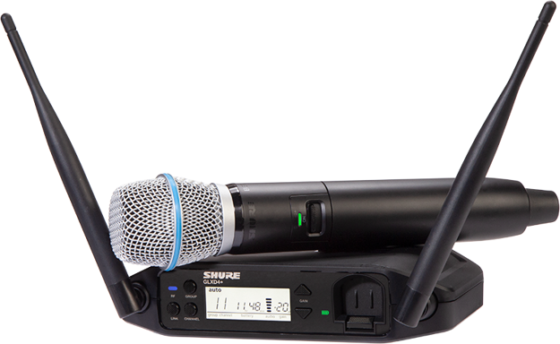 Shure GLXD24+ Vocal System med Beta87A