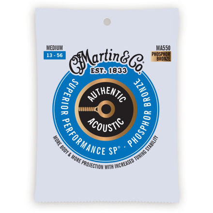 Martin MA550 Authentic Acoustic SP Phosphor Bronze - Medium