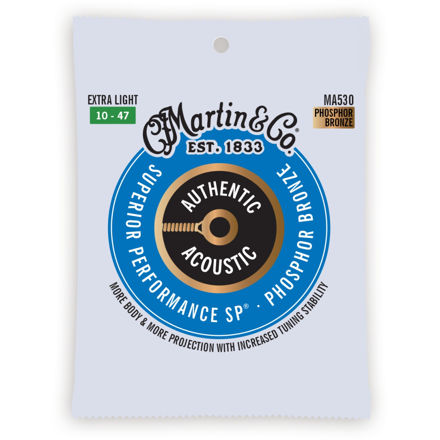 Martin MA530 Authentic Acoustic SP Phosphor Bronze - Extra Light