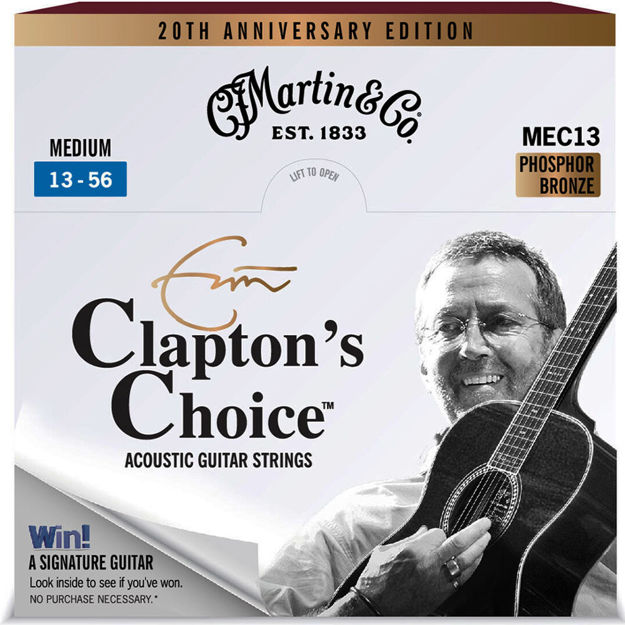 Martin MEC13 Eric Clapton Signature Strings - 20th Anniversary - Medium