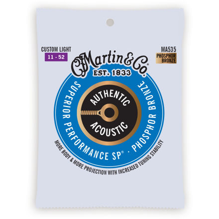 Martin MA535 Authentic Acoustic SP Phosphor Bronze Custom - Light