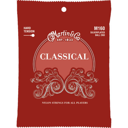 Martin M160 Classical Nylon Strings Ball End - Hard Tension