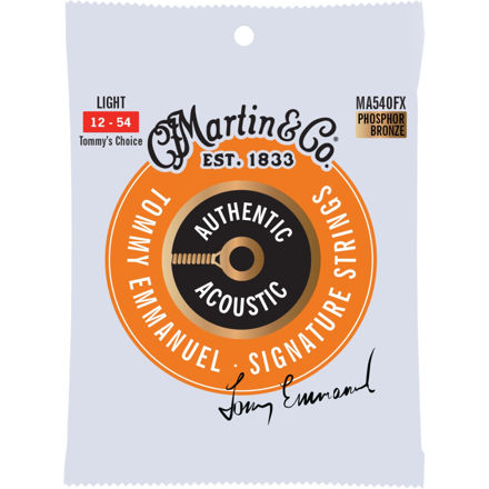 Martin MA540FX Authentic Acoustic Flexible Core Strings Phosphor Bronze - Light