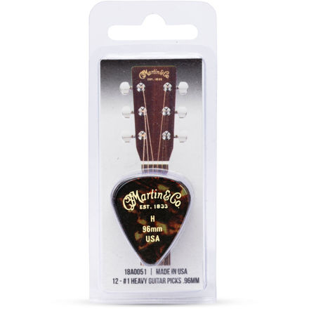 Martin Pick Tortoise Heavy 12-Pack