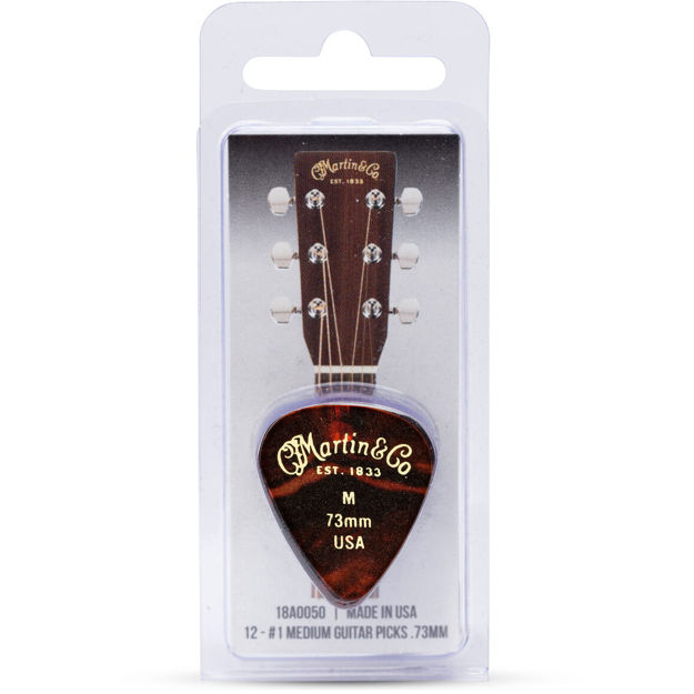 Martin Pick Tortoise Medium 12-Pack