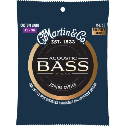 Martin M4750 Short Scale Coated Acoustic Bass Strings