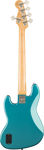 Squier Classic Vibe Active '70s Jazz Bass V, Maple Fingerboard, Parchment Pickguard, Ocean Turquoise