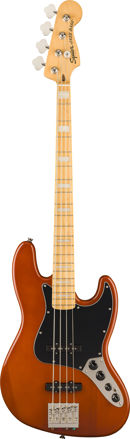 Squier Classic Vibe Active '70s Jazz Bass, Maple Fingerboard, Black Pickguard, Mocha