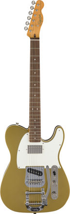 Squier Classic Vibe Custom Telecaster SH with Bigsby, Parchment Pickguard, Aztec Gold