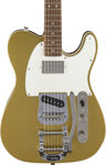 Squier Classic Vibe Custom Telecaster SH with Bigsby, Parchment Pickguard, Aztec Gold